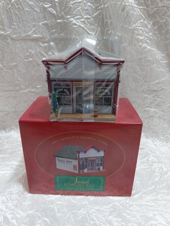 Hallmark Other - Vtg NOB Mrs. Parkleys General Store Figurine Sarah Plain & Tall Hallmark 1994